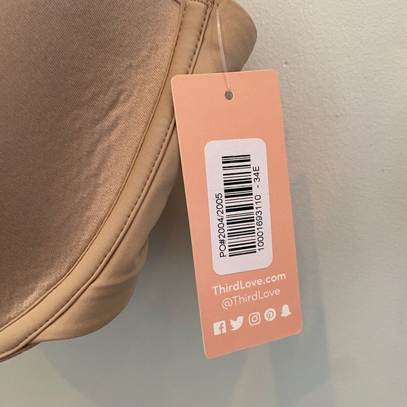 Thirdlove 24/7 Classic T-Shirt Bra in Taupe - Picture 7 of 9